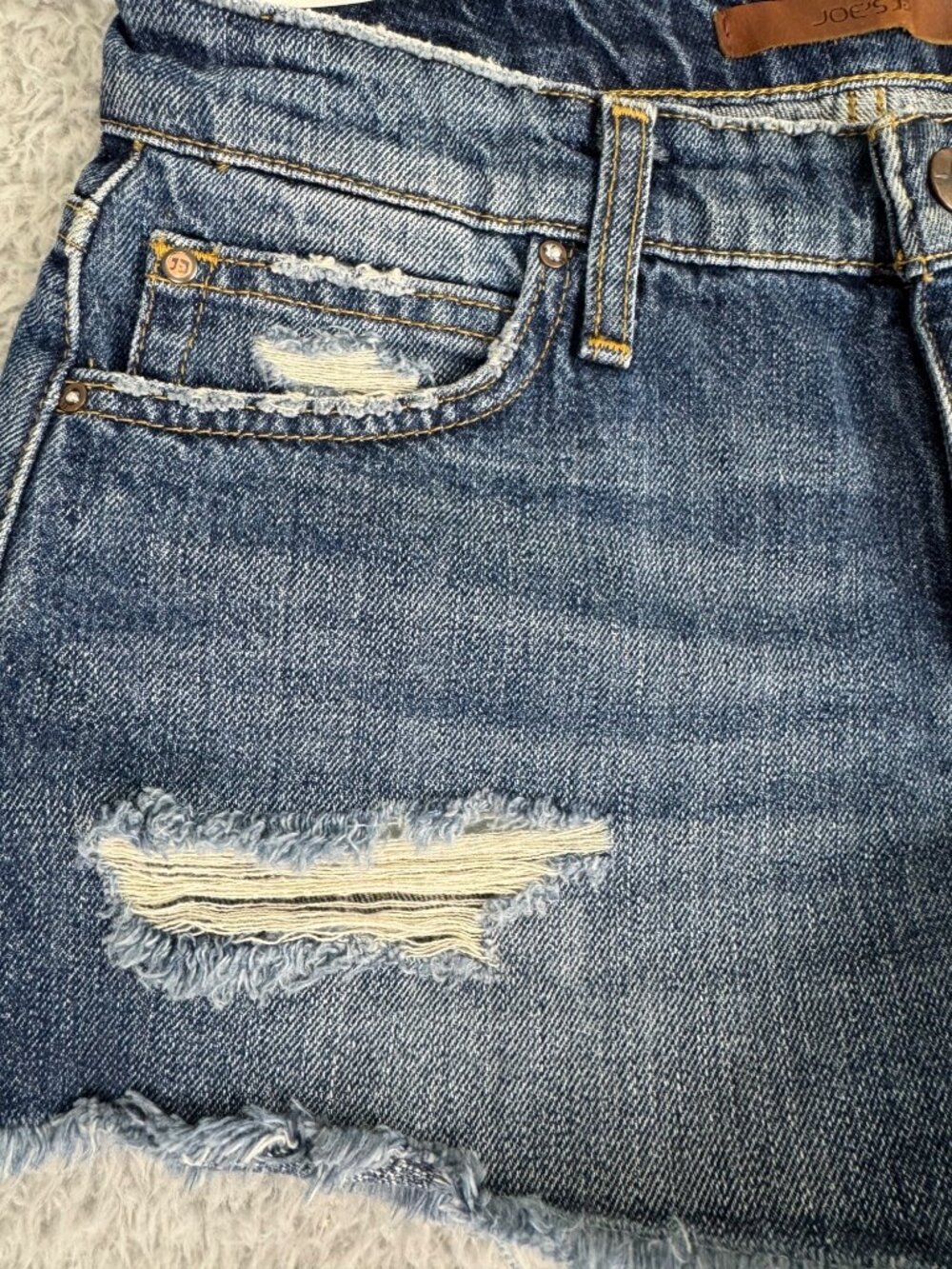 Joes Collectors Edition Distressed Denim Shorts Womens 25 Beach Hippie Travel - Picture 12 of 16